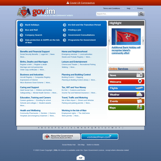 A complete backup of www.gov.im