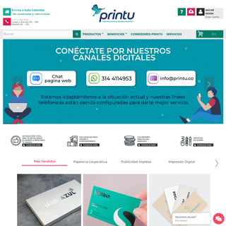Printu.co - Imprenta online Colombia, impresiÃ³n digital a domicilio