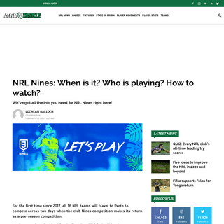 A complete backup of www.zerotackle.com/nrl-nines-when-is-it-who-is-playing-how-to-watch-52205/