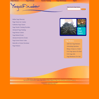 A complete backup of yogafinder.com