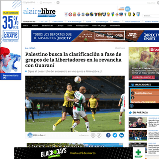 A complete backup of www.alairelibre.cl/noticias/deportes/copa-libertadores/palestino/palestino-busca-la-clasificacion-a-fase-de