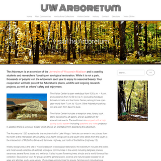 A complete backup of uwarboretum.org