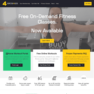 A complete backup of xercise4less.co.uk