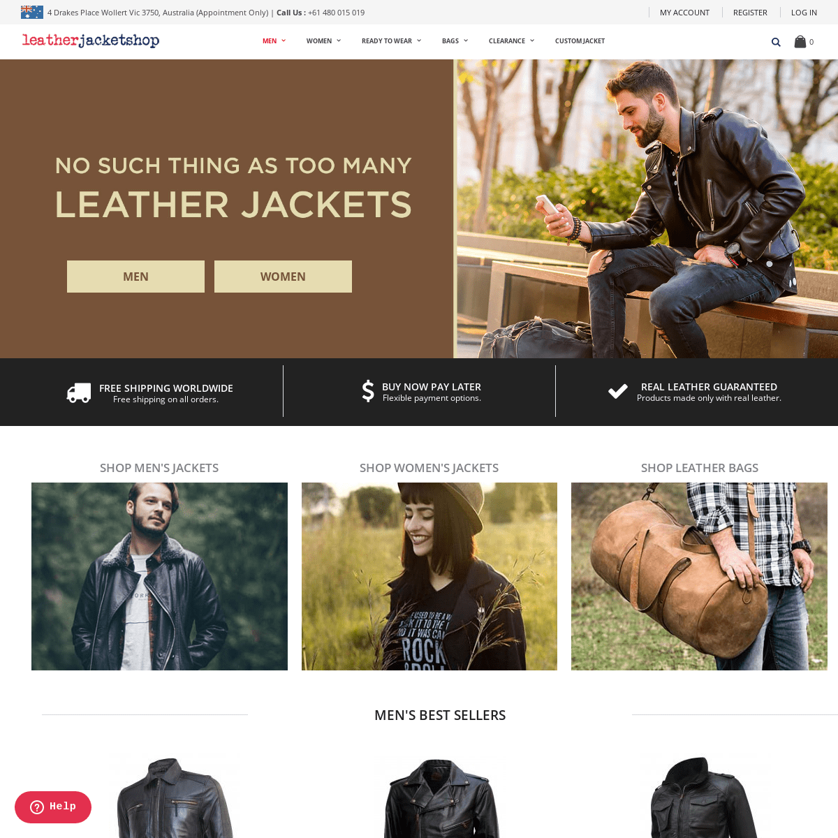 A complete backup of leatherjacketshop.com.au
