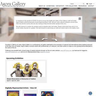 A complete backup of agora-gallery.com