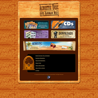 A complete backup of acousticdisc.com