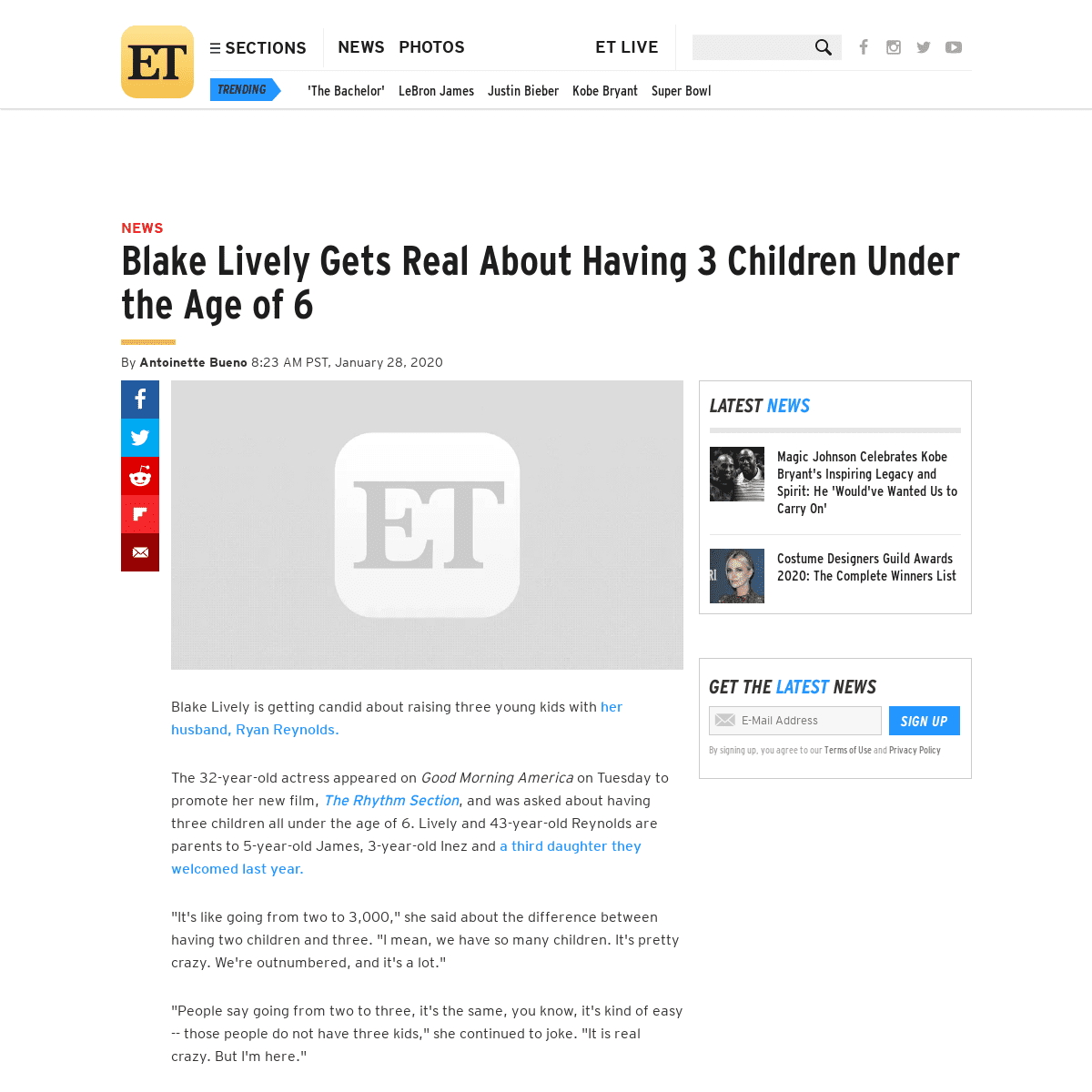 A complete backup of www.etonline.com/blake-lively-gets-real-about-having-3-children-under-the-age-of-6-140456