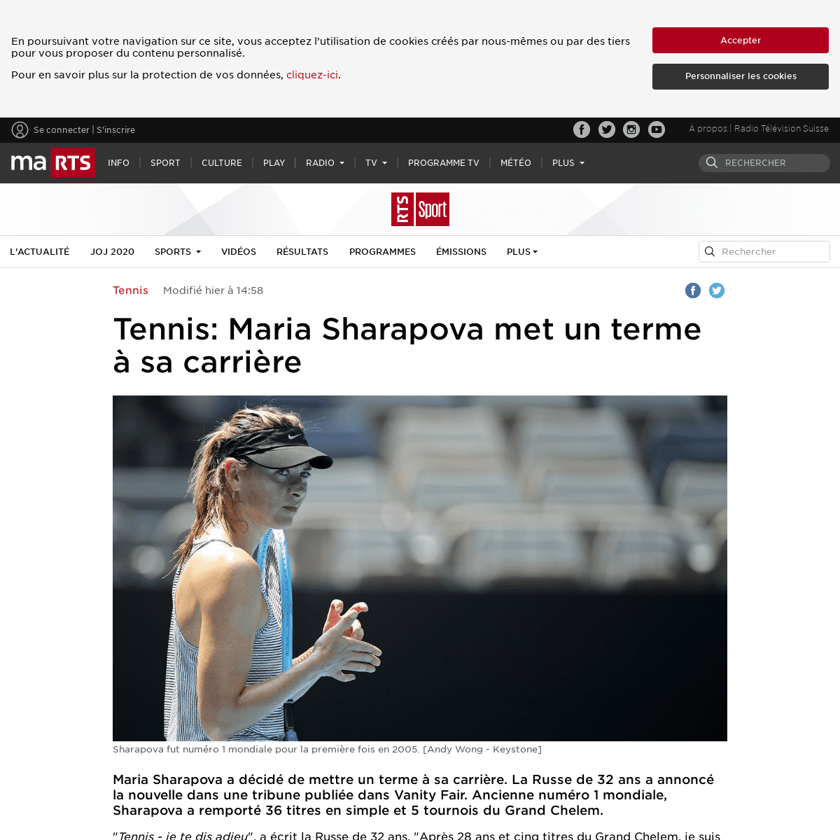 A complete backup of www.rts.ch/sport/tennis/11122442-tennis-maria-sharapova-met-un-terme-a-sa-carriere.html