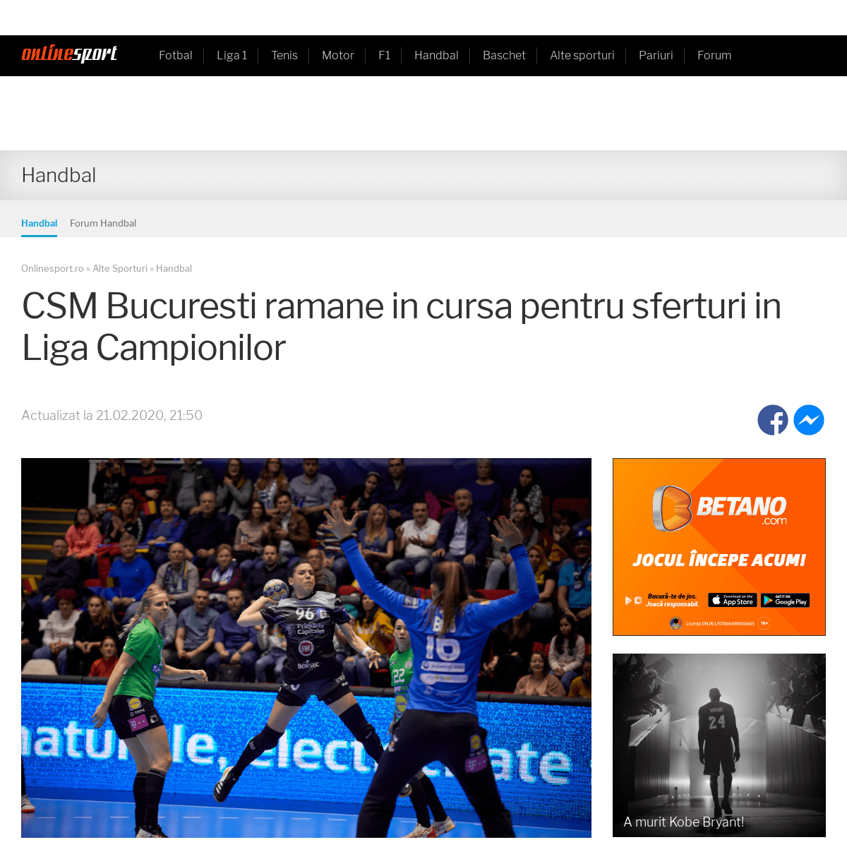 A complete backup of www.onlinesport.ro/alte-sporturi/handbal/csm-bucuresti-ramane-in-cursa-pentru-sferturi-in-liga-campionilor-