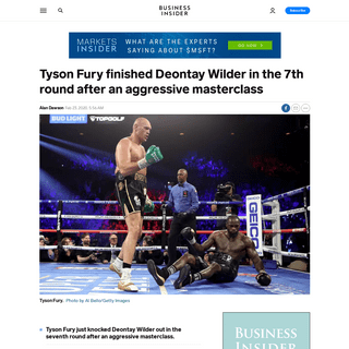A complete backup of www.businessinsider.com/who-won-deontay-wilder-tyson-fury-fight-result-knockout-2020-2