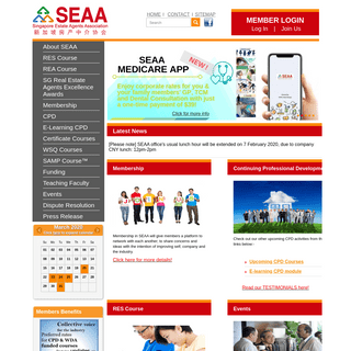 A complete backup of seaa.org.sg