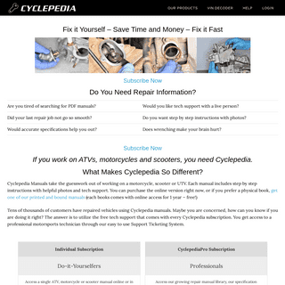 A complete backup of cyclepedia.com