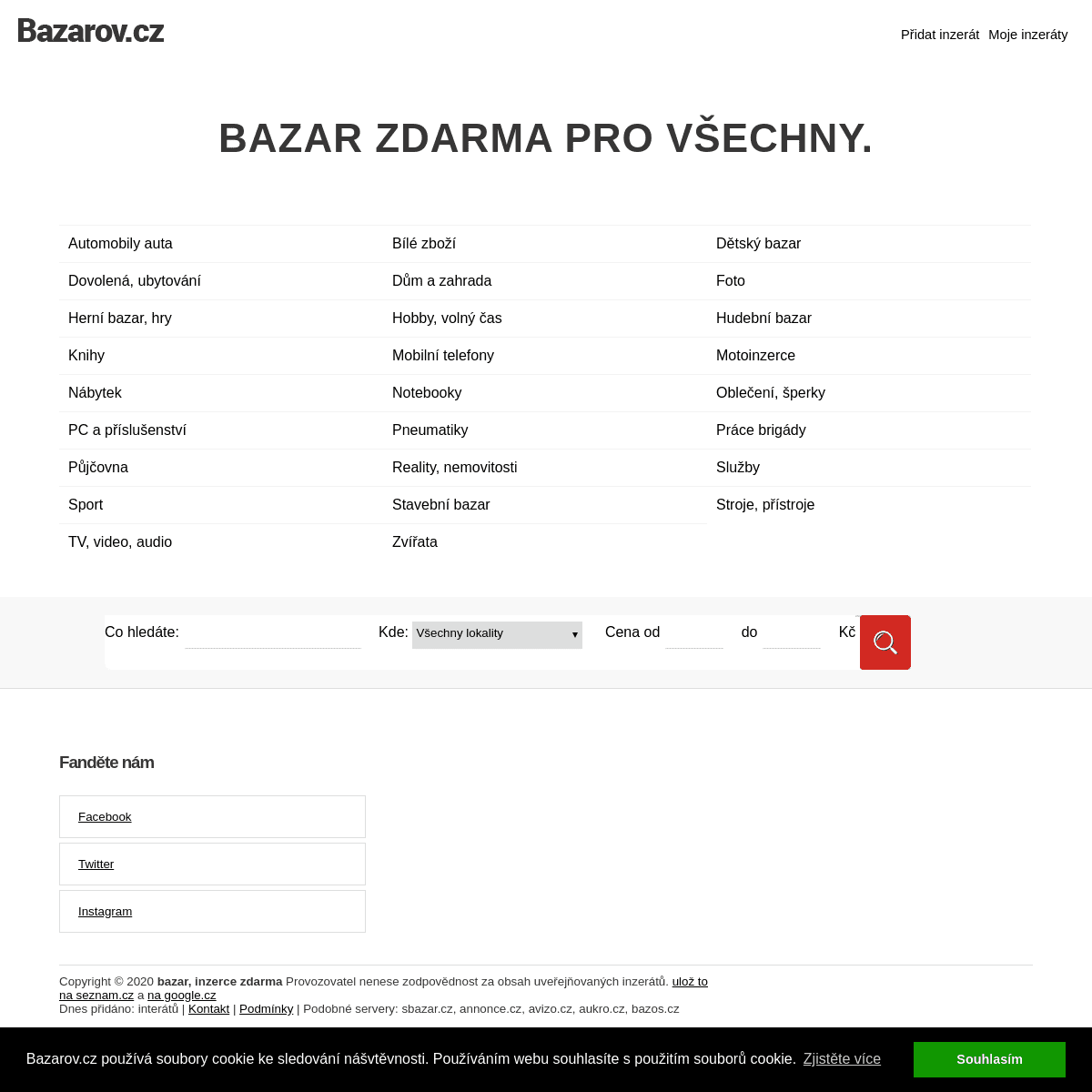 A complete backup of bazarov.cz