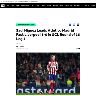 A complete backup of bleacherreport.com/articles/2876928-saul-niguez-leads-atletico-madrid-past-liverpool-1-0-in-ucl-round-of-16