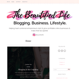 A complete backup of thebeautifiedlife.com