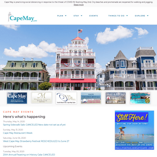 A complete backup of capemay.com