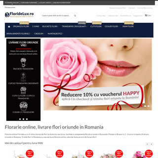 Florarie online, flori online - Floraria Flori de Lux
