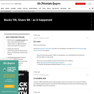 A complete backup of www.inquirer.com/sixers/live/sixers-bucks-nba-live-joel-embiid-giannis-philadelphia-milwaukee-20200223.html