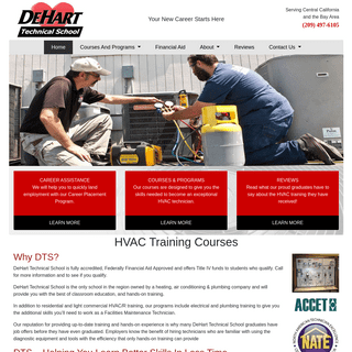 HVAC Training Courses - DeHart Technical School