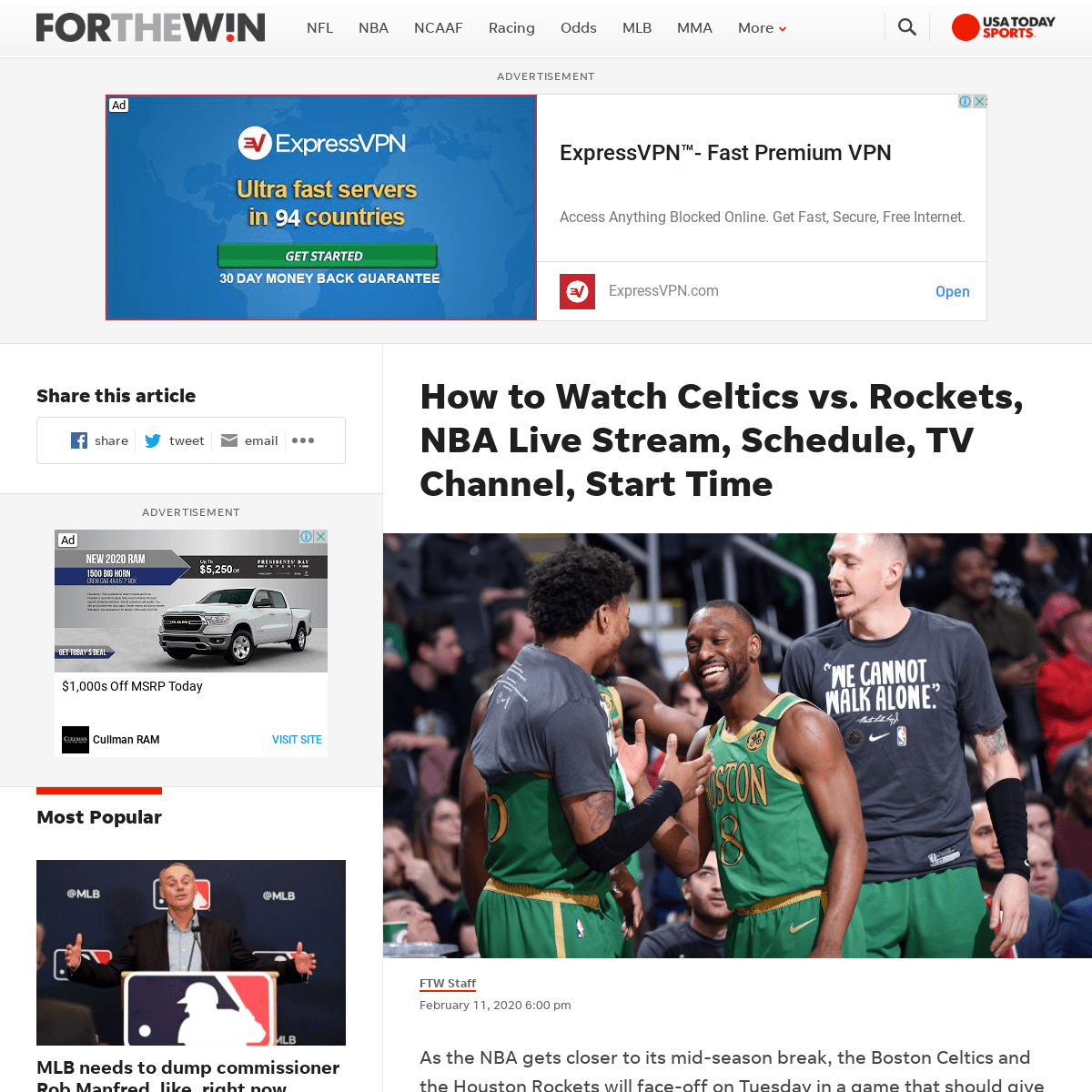 A complete backup of ftw.usatoday.com/2020/02/how-to-watch-celtics-vs-rockets-nba-live-stream-schedule-tv-channel-start-time