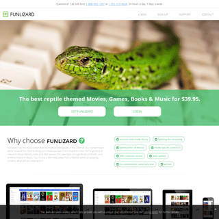 funlizard - Unlimited Movies, Games, Music and E-books