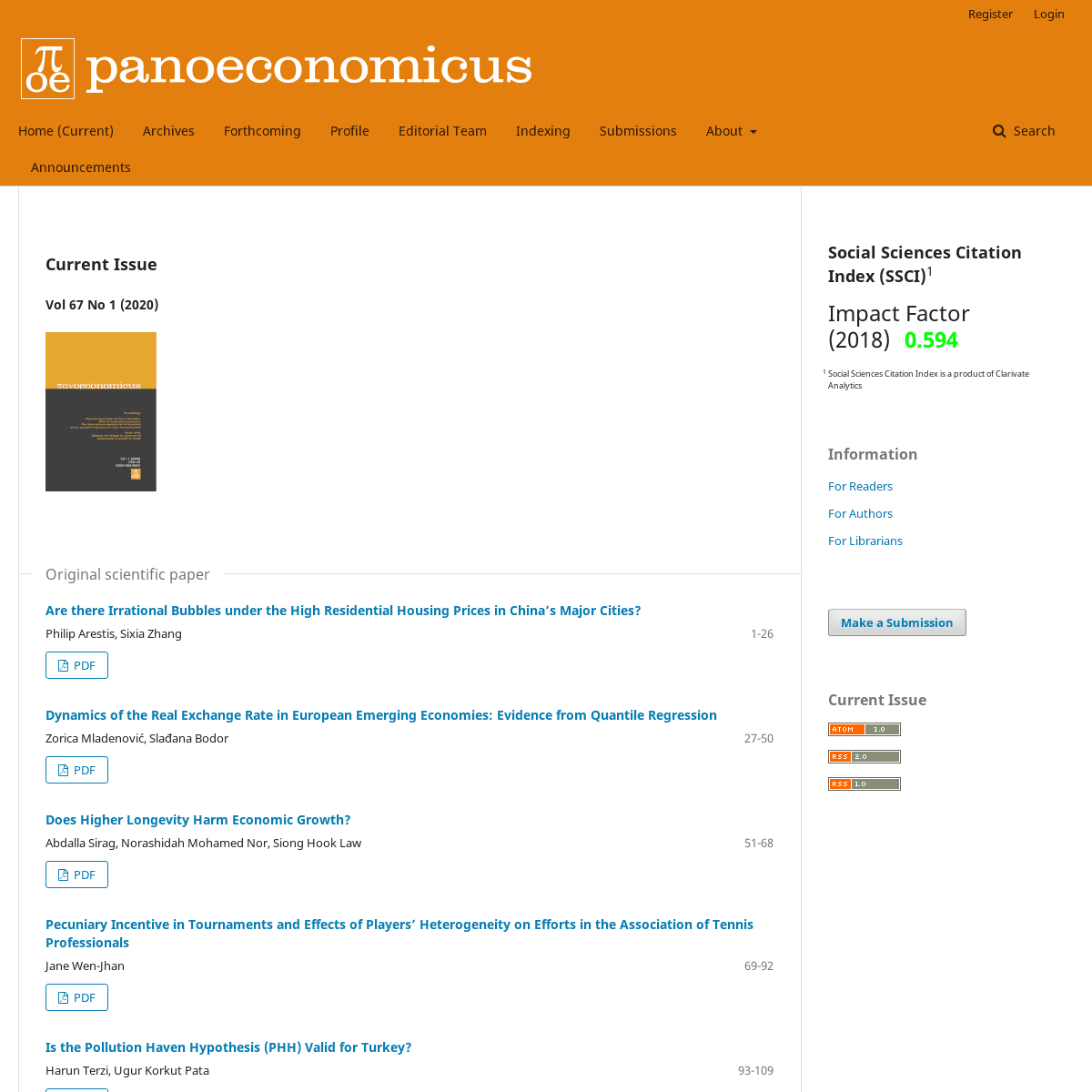 A complete backup of panoeconomicus.org