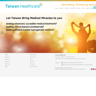 Taiwan Medical & Biotech Portal - Taiwan Healthcare+