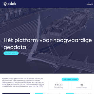 A complete backup of pdok.nl