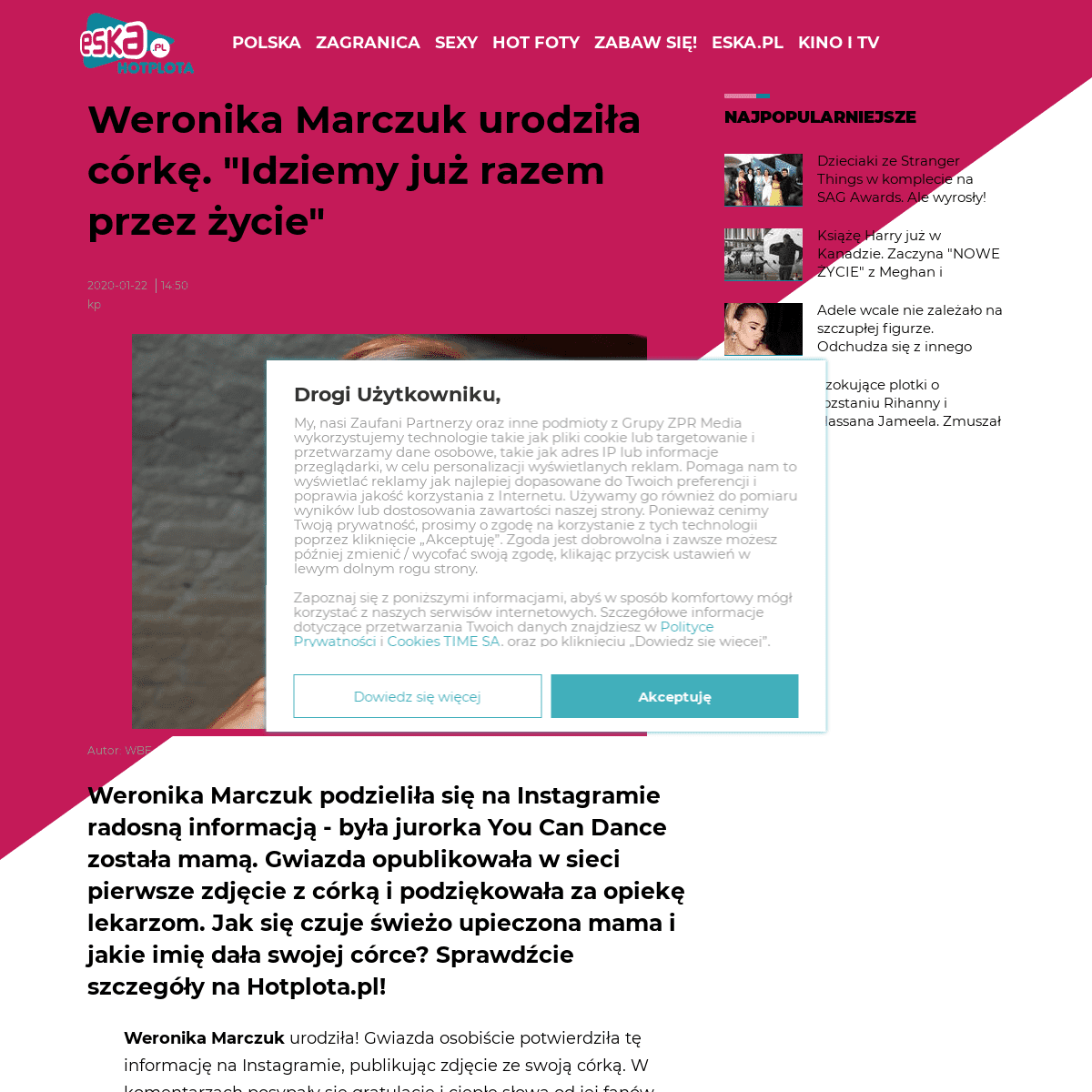 A complete backup of www.eska.pl/hotplota/news/weronika-marczuk-urodzila-idziemy-juz-razem-przez-zycie-aa-UCs4-7doP-RJJ8.html