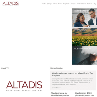 A complete backup of altadis.com