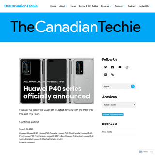 A complete backup of thecanadiantechie.com