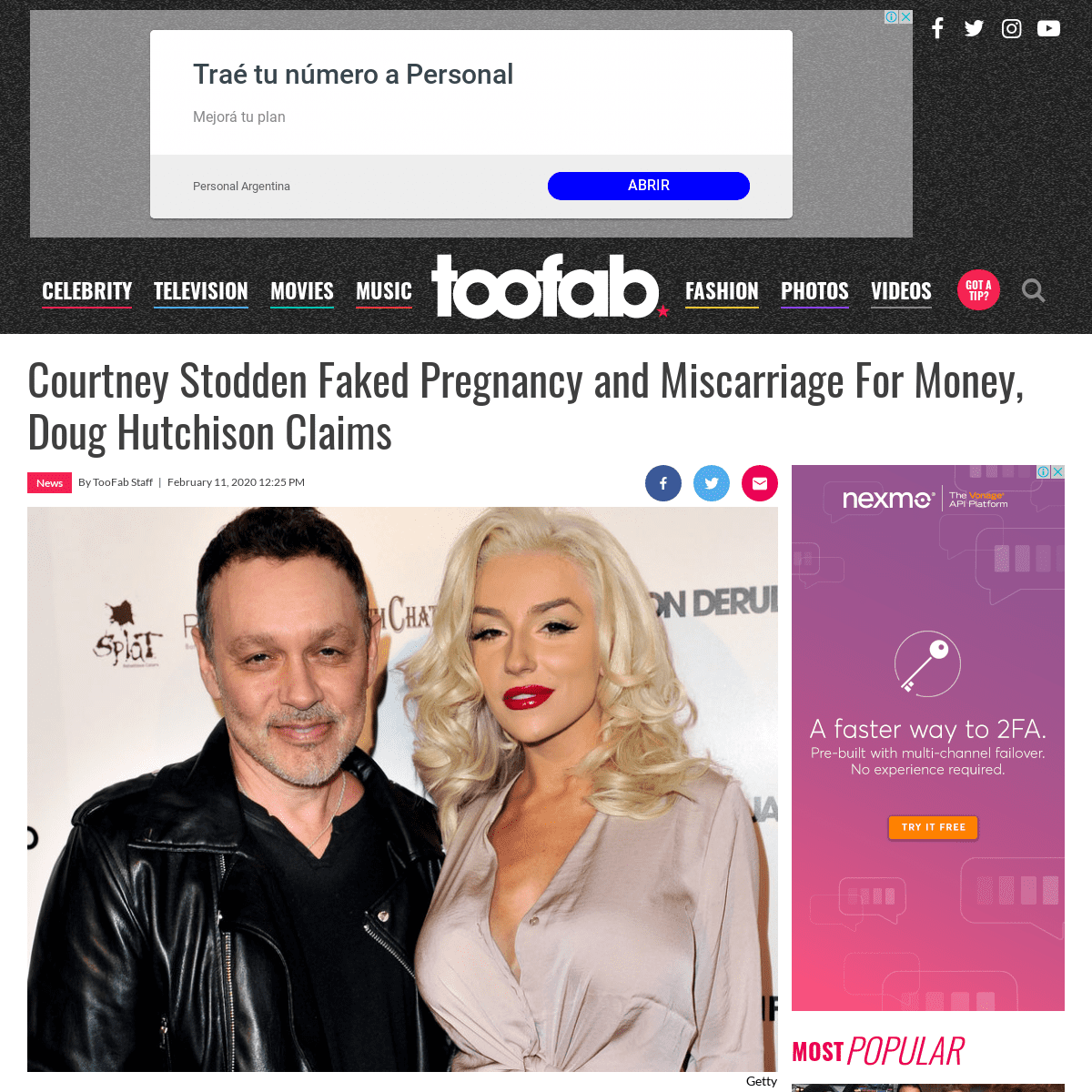 A complete backup of toofab.com/2020/02/11/doug-hutchison-claims-ex-courtney-stodden-faked-pregnancy-and-miscarriage-for-money/