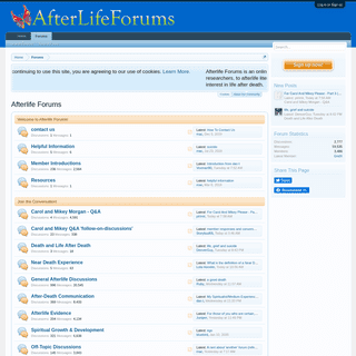 A complete backup of afterlifeforums.com