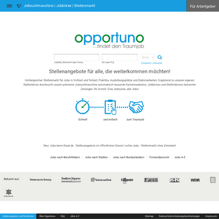 A complete backup of opportuno.de