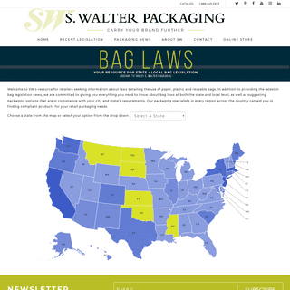 Bag Laws By S. Walter Packaging - The Resource For Retail Packaging Legislation