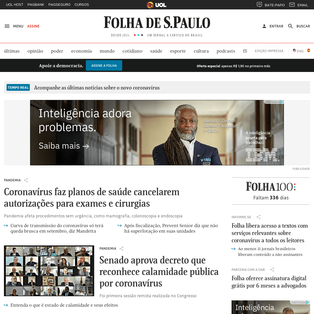 A complete backup of folha.uol.com.br