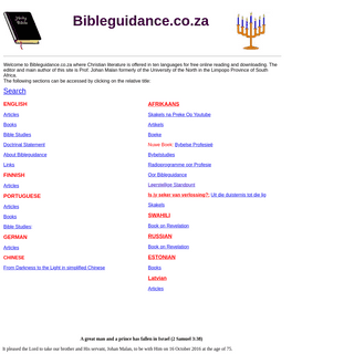 A complete backup of bibleguidance.co.za