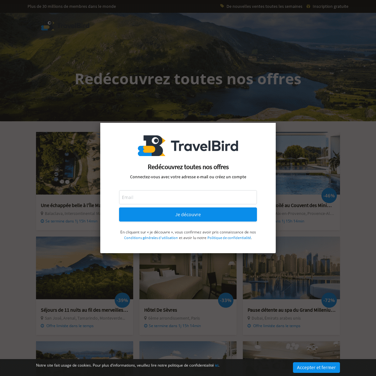 A complete backup of travelbird.fr
