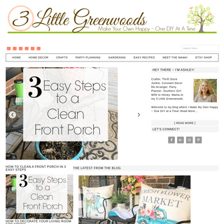 3 Little Greenwoods - Home Decor Projects, Easy Crafts, & Party Planning Tips