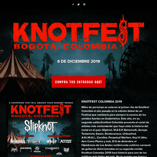 A complete backup of knotfestcolombia.com