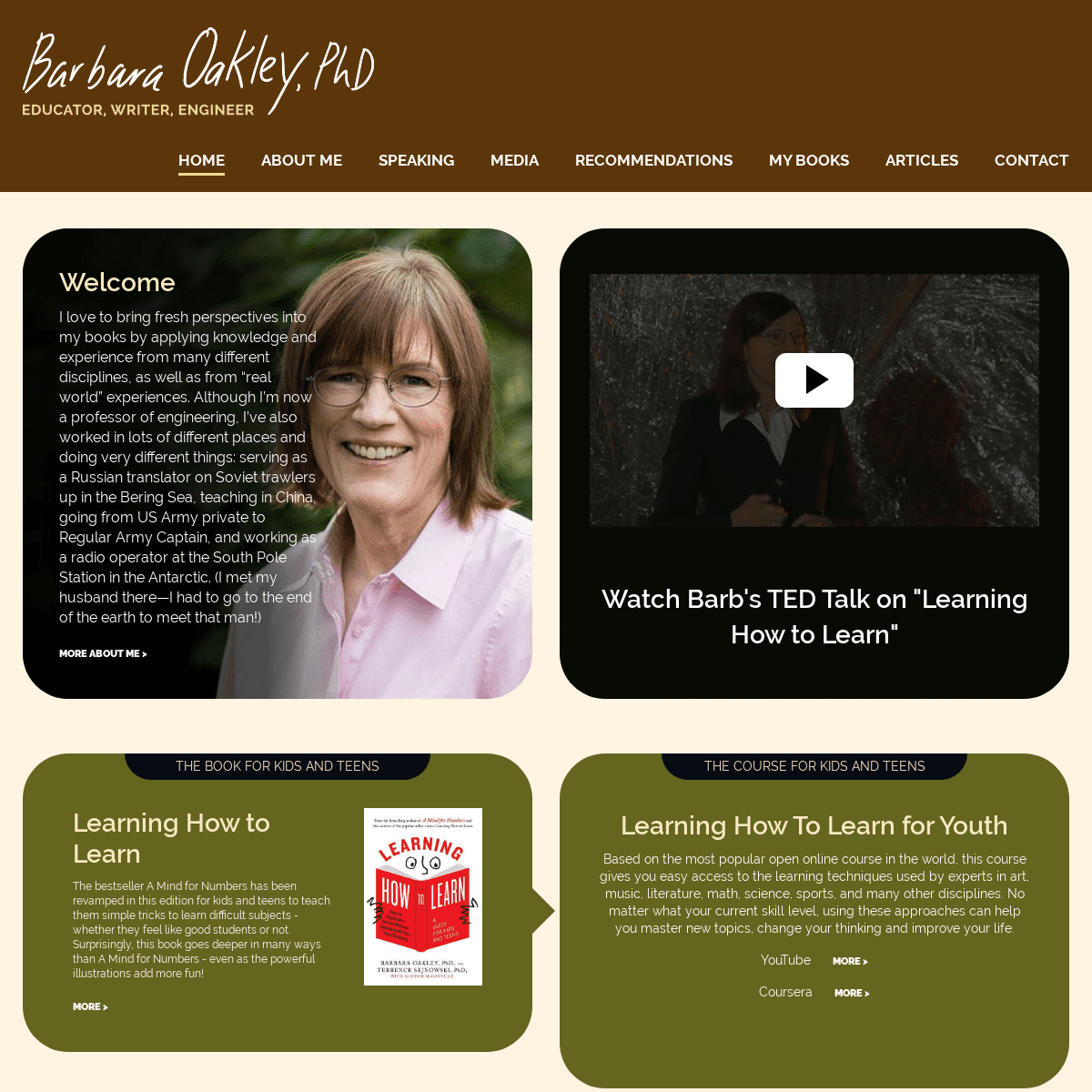 A complete backup of barbaraoakley.com