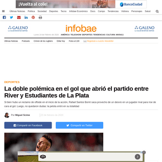 A complete backup of www.infobae.com/deportes/2020/02/24/la-doble-polemica-en-el-gol-que-abrio-el-partido-entre-river-y-estudian