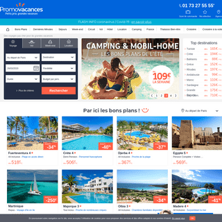 A complete backup of promovacances.com