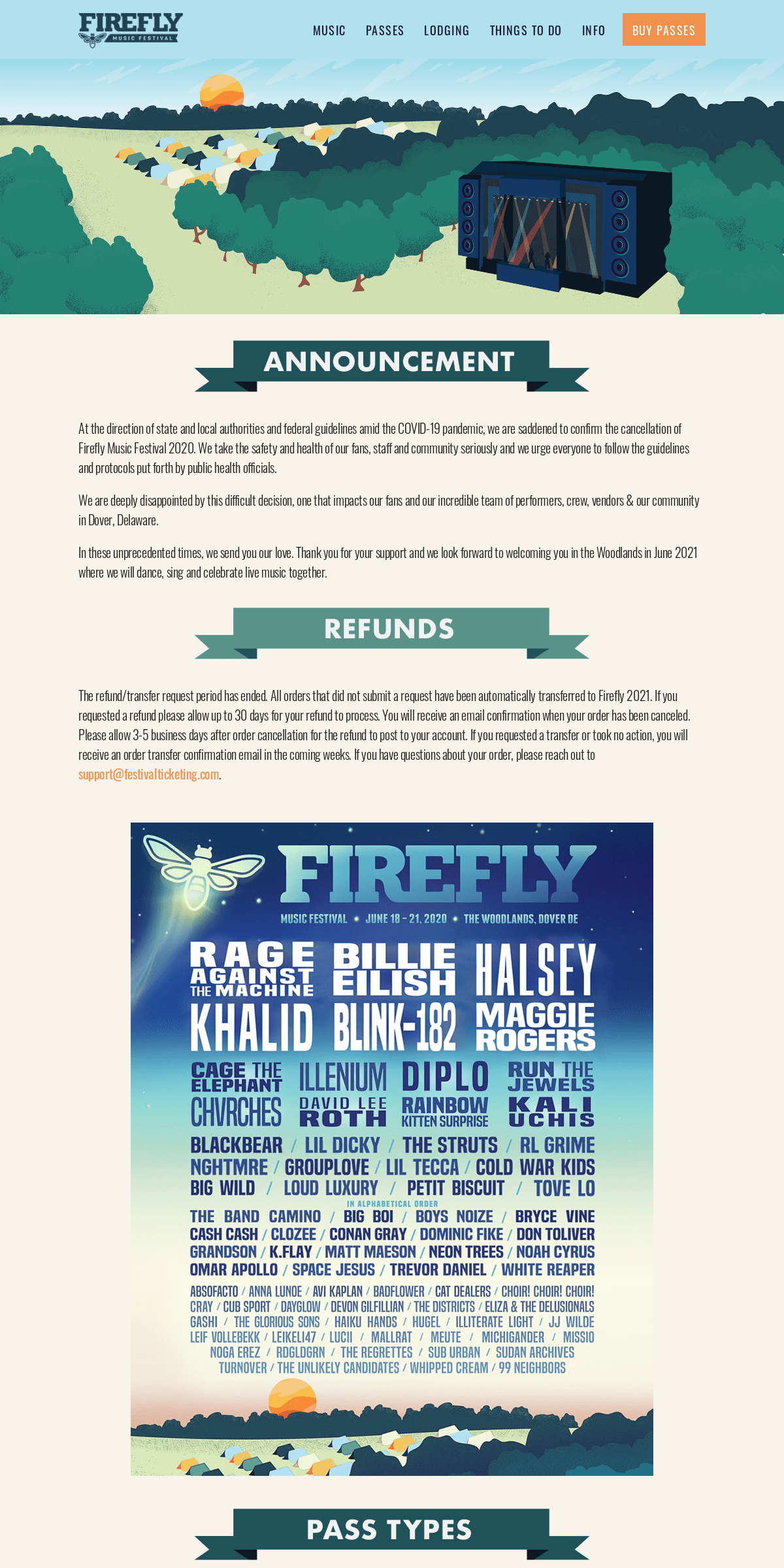 A complete backup of fireflyfestival.com