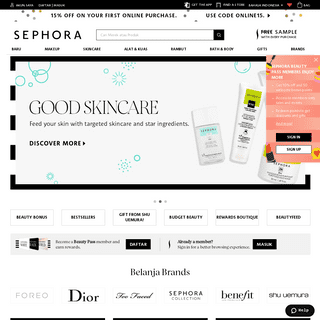 A complete backup of sephora.co.id