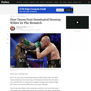 A complete backup of www.forbes.com/sites/anthonystitt/2020/02/23/the-king-has-spoken---tyson-fury-dominates-deontay-wilder-in-r
