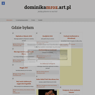 A complete backup of dominikamroz.art.pl