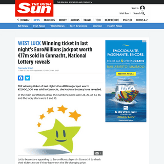 A complete backup of www.thesun.ie/news/5089954/euromillions-winner-jackpot-national-lottery/