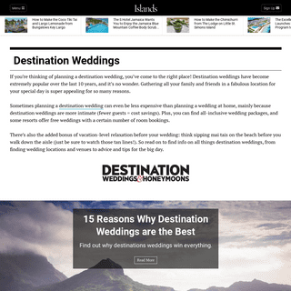 A complete backup of destinationweddingmag.com