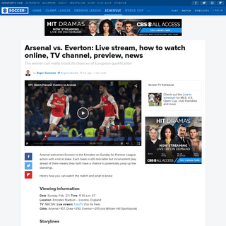A complete backup of www.cbssports.com/soccer/news/arsenal-vs-everton-live-stream-how-to-watch-online-tv-channel-preview-news/